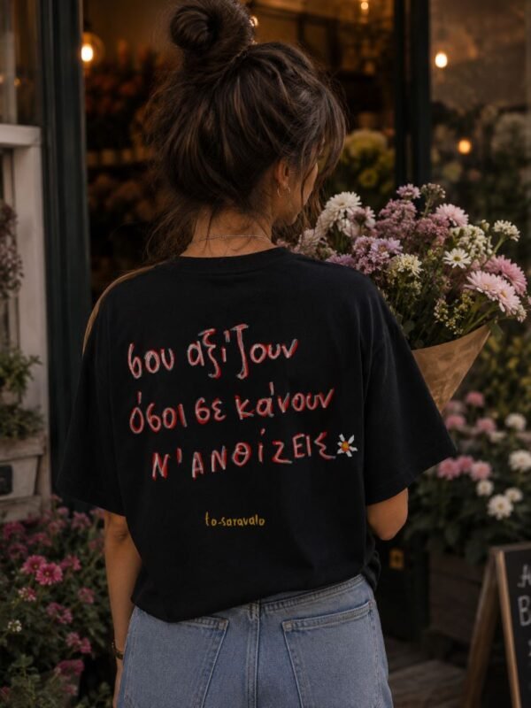T-shirt ~ Ν'ανθίζεις 🌸
