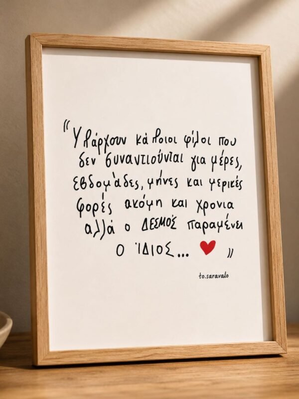 Poster ~ Φίλοι για πάντα 🫂